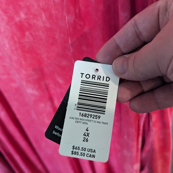 Torrid Super Soft Tie Dye tapered dress - Picture 5 of 6